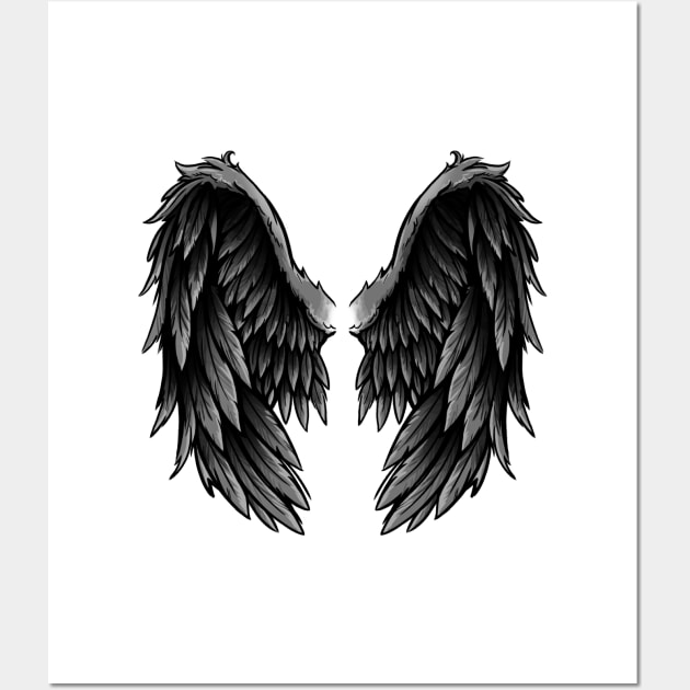 Evil wings Wall Art by NemiMakeit